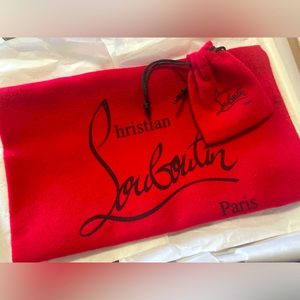 Christian Louboutin - Pair of BRAND NEW NEVER WORN Black Kate Heels